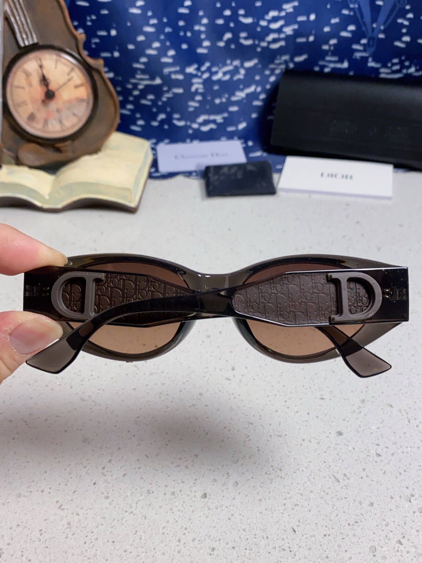 Dior Polarized Fashion Silver Lens Sunglasses for Women - 431736 - detail image 5