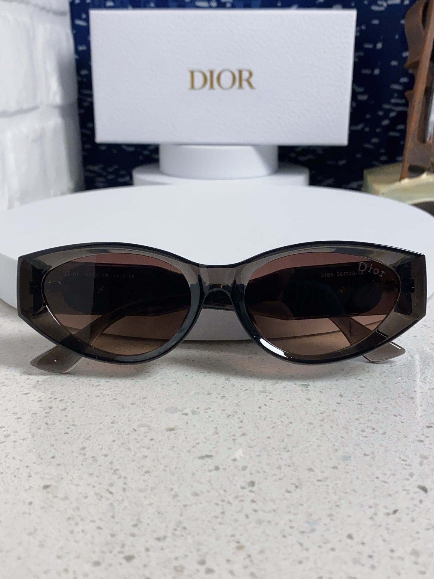 Dior Polarized Fashion Silver Lens Sunglasses for Women - 431736 - detail image 9