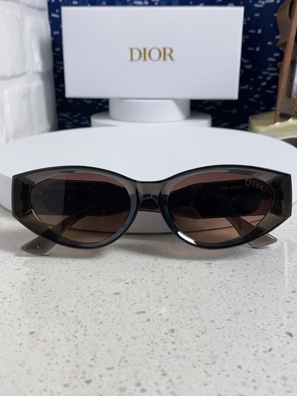 Dior Polarized Fashion Silver Lens Sunglasses for Women - 415463 - detail image 9