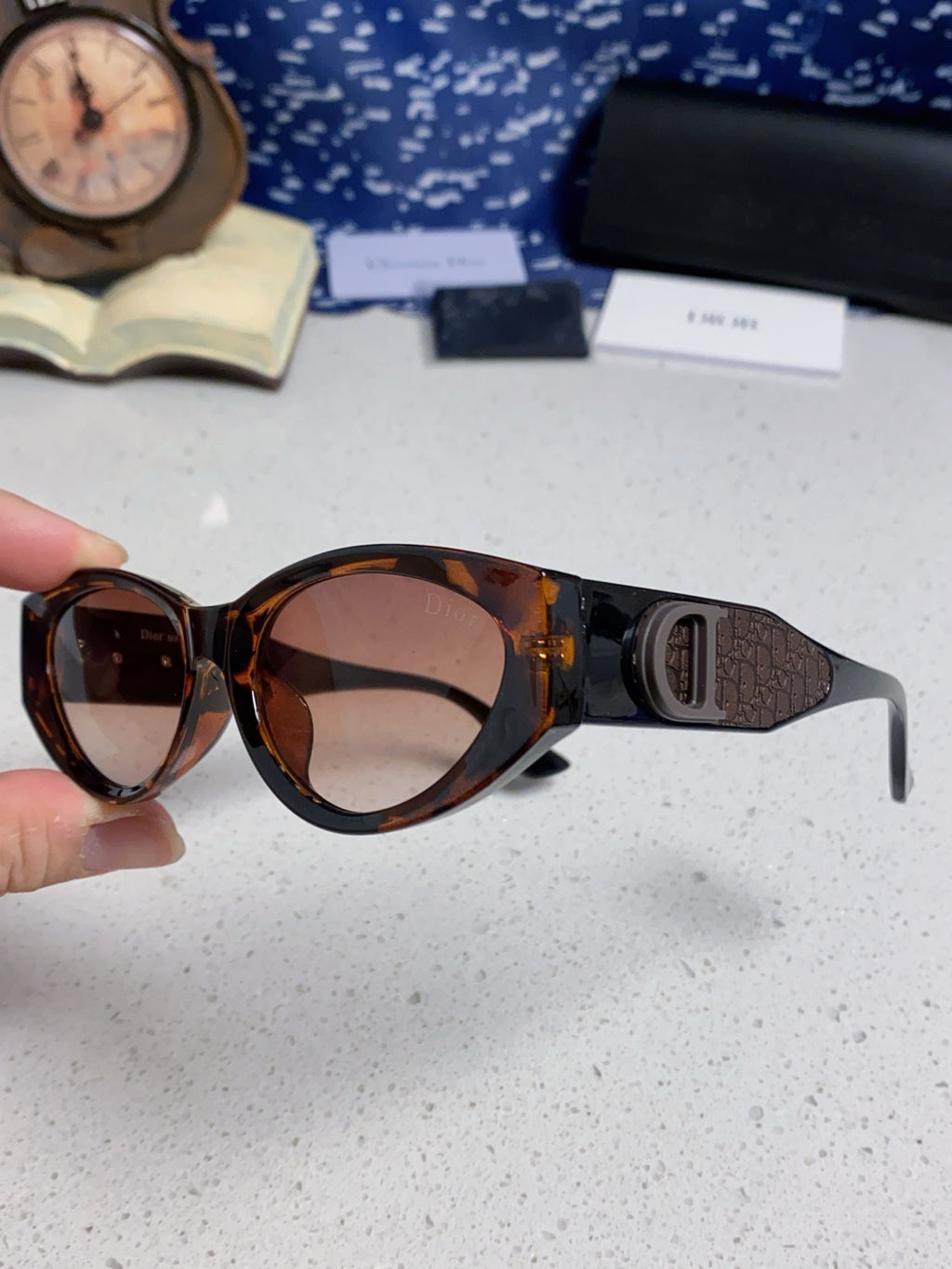 Dior Polarized Fashion Silver Lens Sunglasses for Women - 415366 - detail image 6