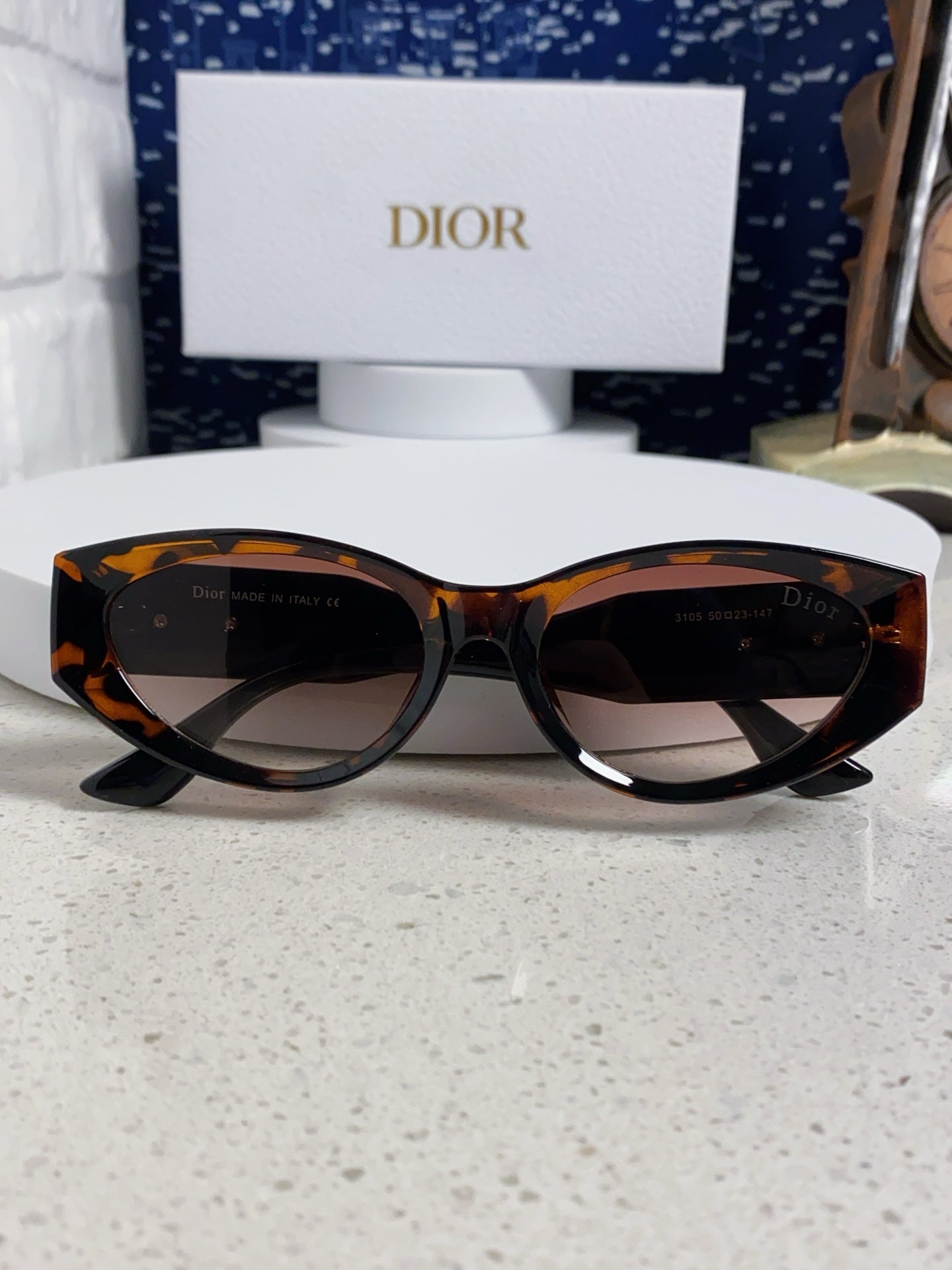 Dior Polarized Fashion Silver Lens Sunglasses for Women - 415366 - detail image 9