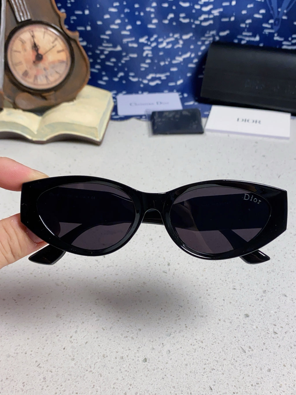 Dior Polarized Fashion Black Lens Sunglasses for Women - 415367 - detail image 4