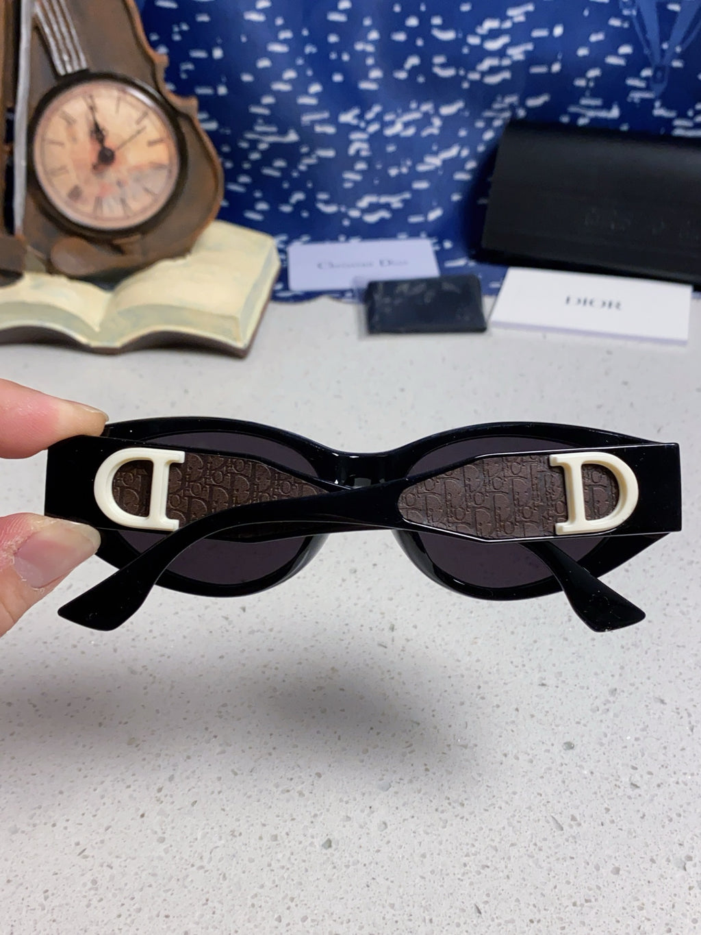 Dior Polarized Fashion Black Lens Sunglasses for Women - 415466 - detail image 5