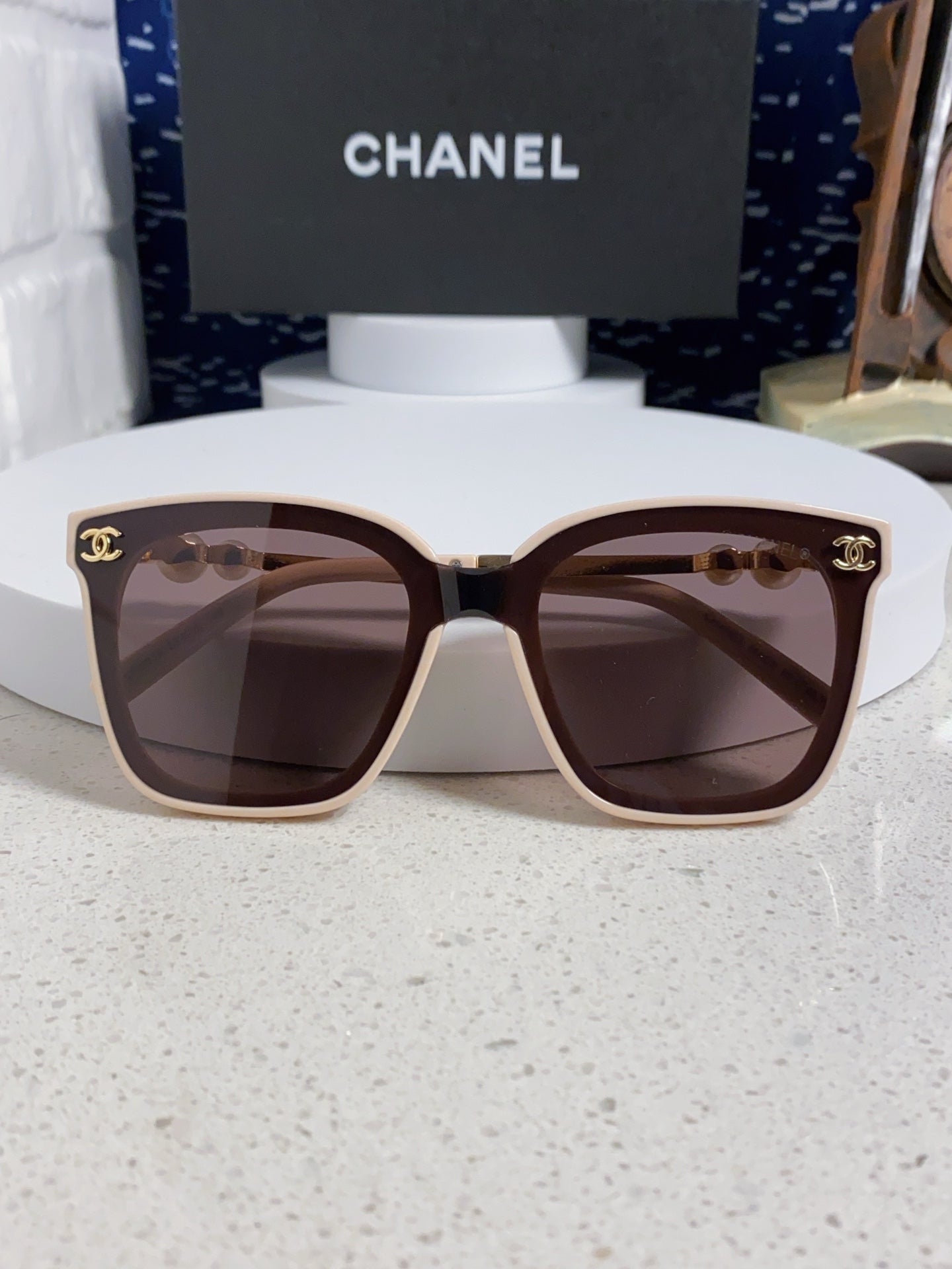 Chanel Fashion Silver Lens Sunglasses for Women - 867083 - detail image 8