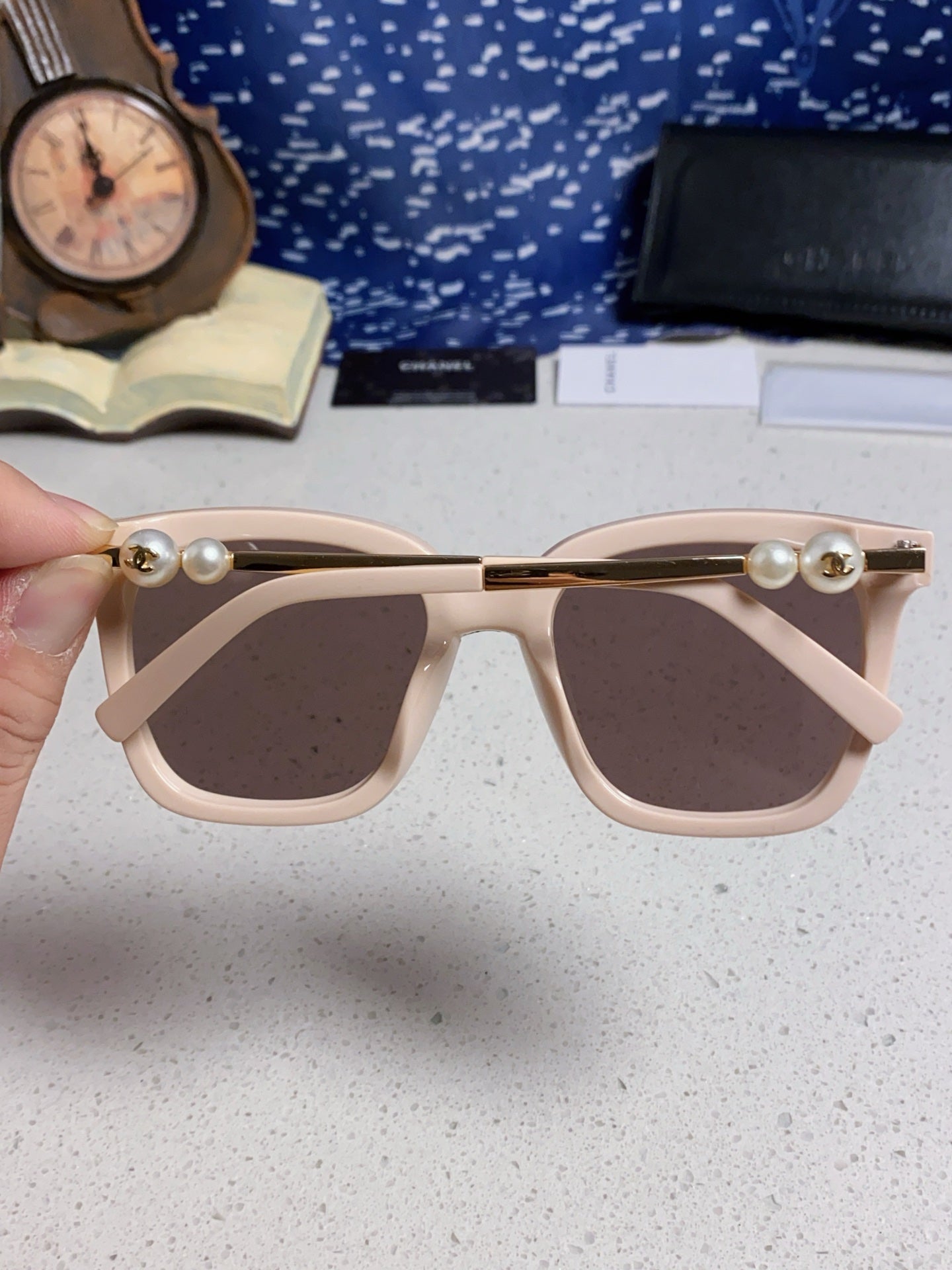 Chanel Fashion Silver Lens Sunglasses for Women - 867083 - detail image 5