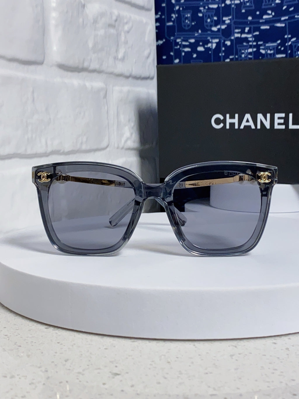 Chanel Fashion Silver Lens Sunglasses for Women - 867085 - detail image 2