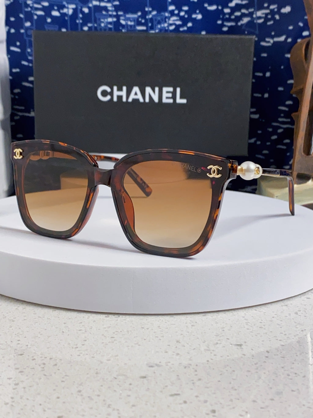 Chanel Fashion Gold Lens Sunglasses for Women - 867086