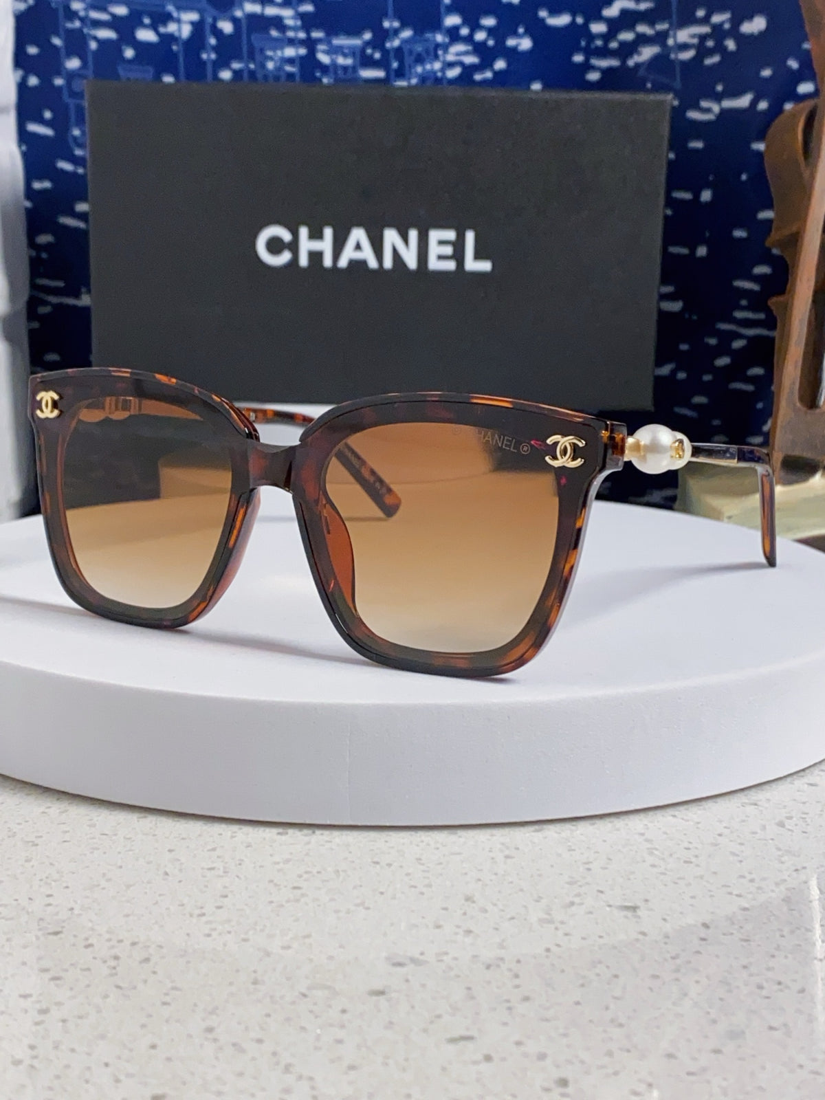 Chanel Fashion Gold Lens Sunglasses for Women - 867086