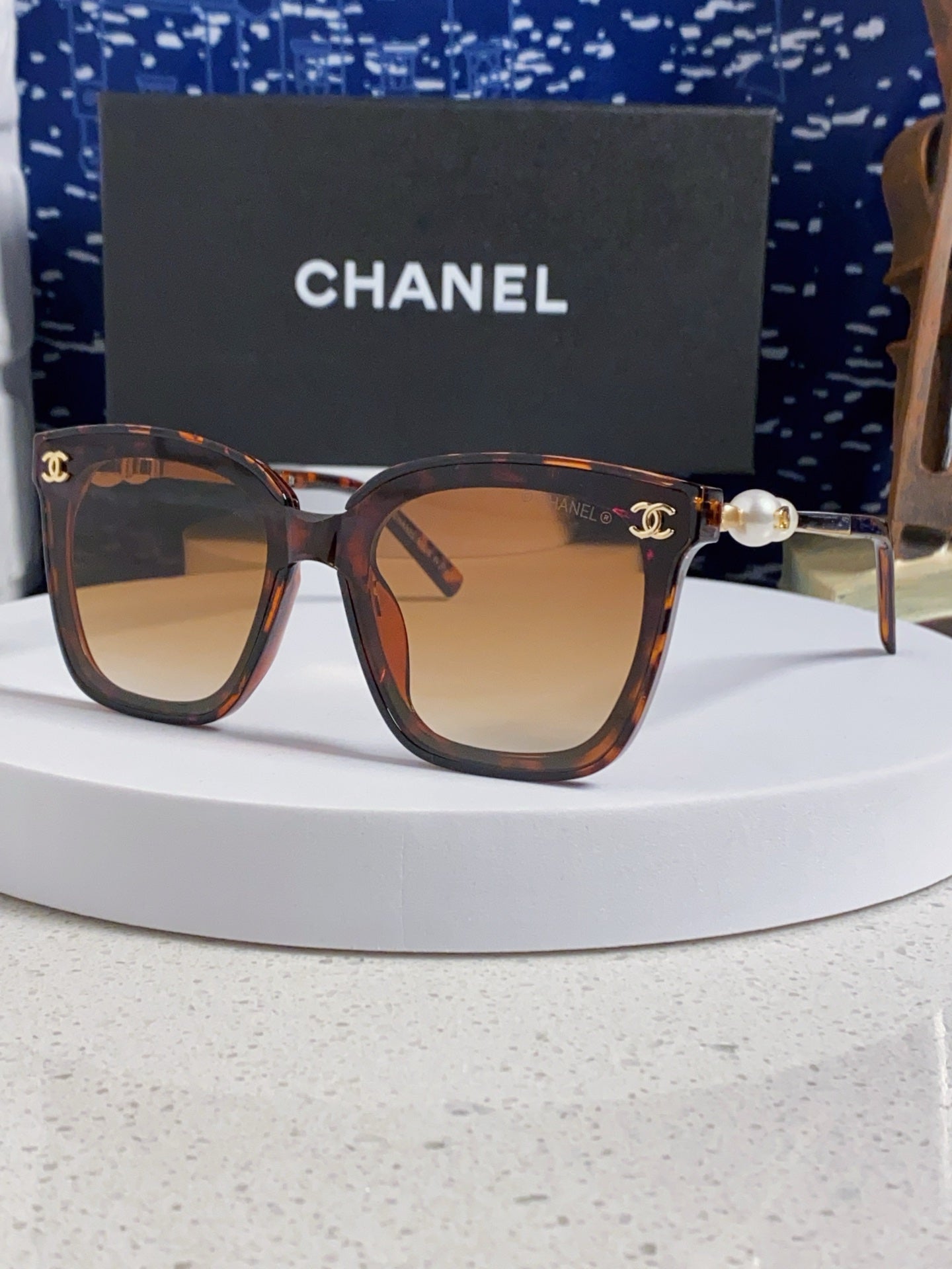 Chanel Fashion Gold Lens Sunglasses for Women - 867086