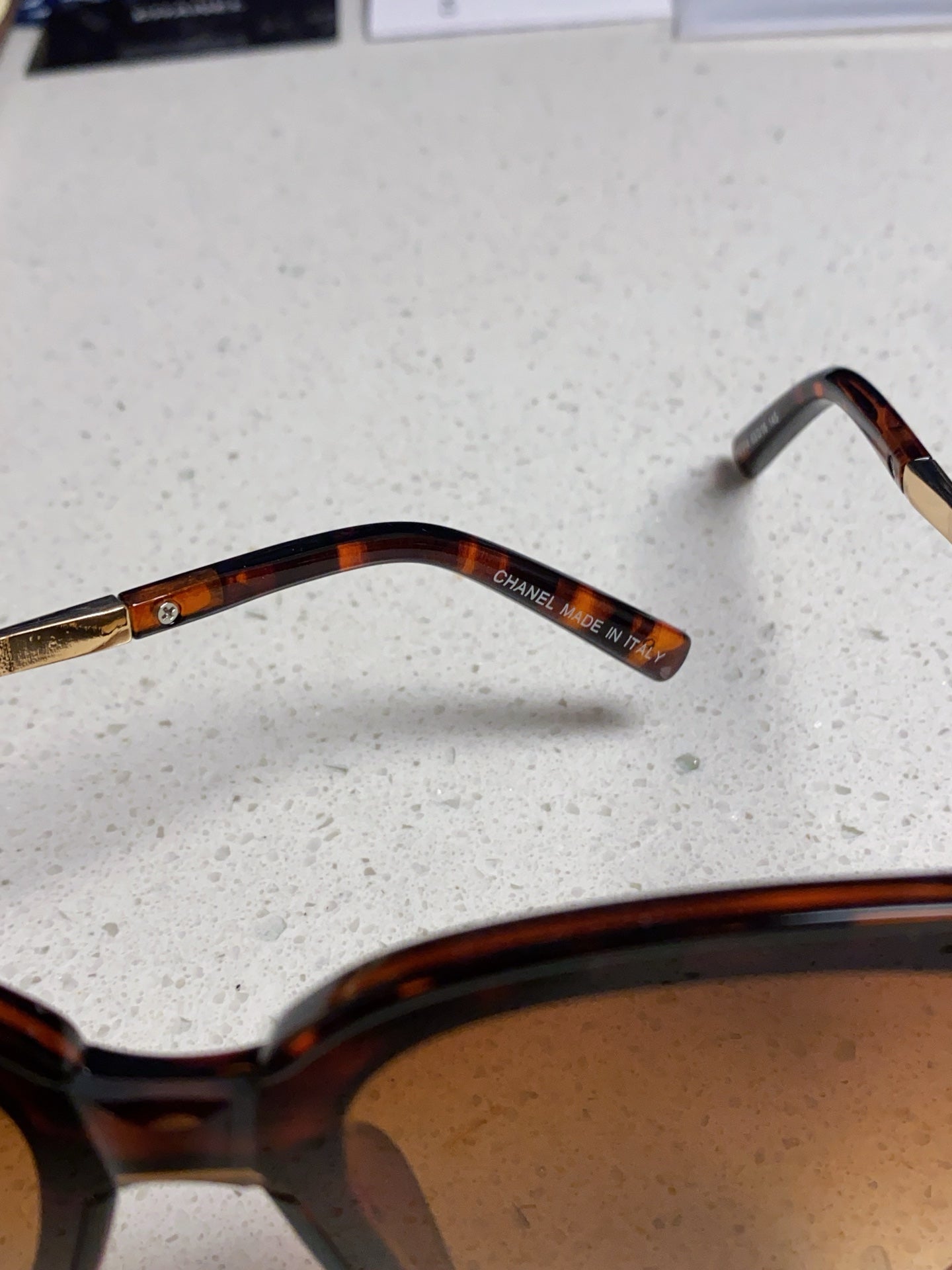 Chanel Fashion Gold Lens Sunglasses for Women - 867086 - detail image 7