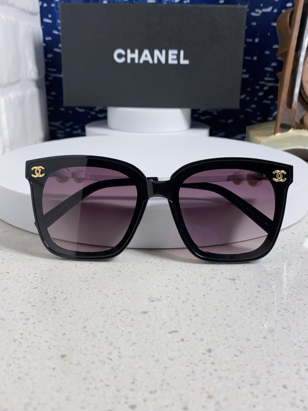 Chanel Fashion Silver Lens Sunglasses for Women - 431669 - detail image 8