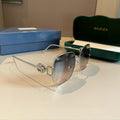 Gucci Fashion Gold Lens Sunglasses for Men & Women - 382065