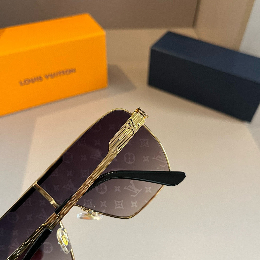 Louis Vuitton Fashion Gold Lens Sunglasses for Men & Women - 381891 - detail image 9