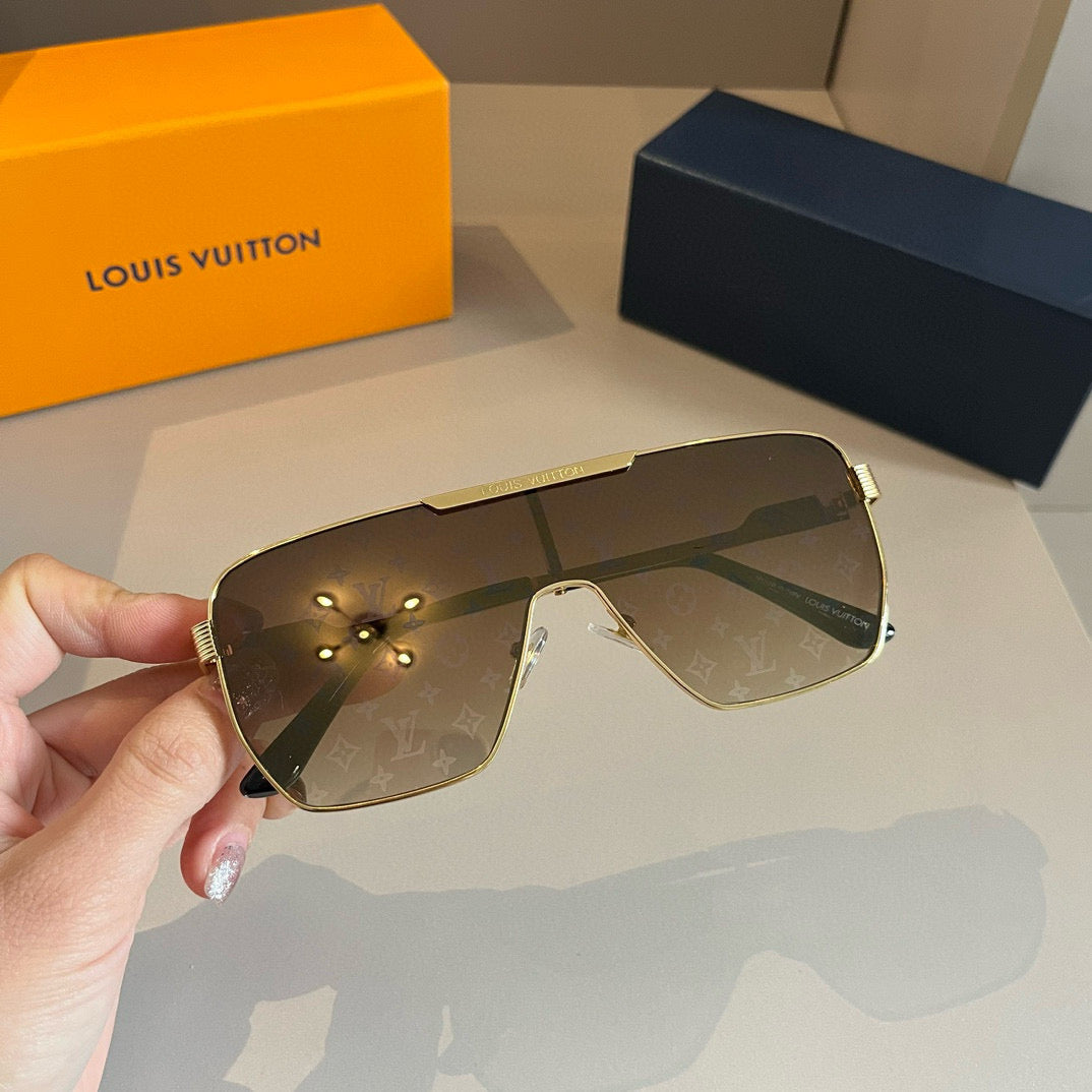 Louis Vuitton Fashion Gold Lens Sunglasses for Men & Women - 381893 - detail image 5