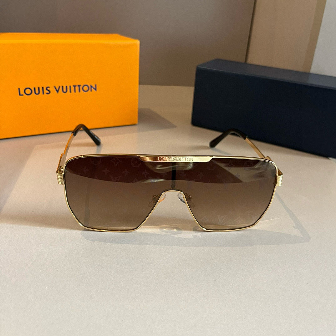 Louis Vuitton Fashion Gold Lens Sunglasses for Men & Women - 381893 - detail image 2