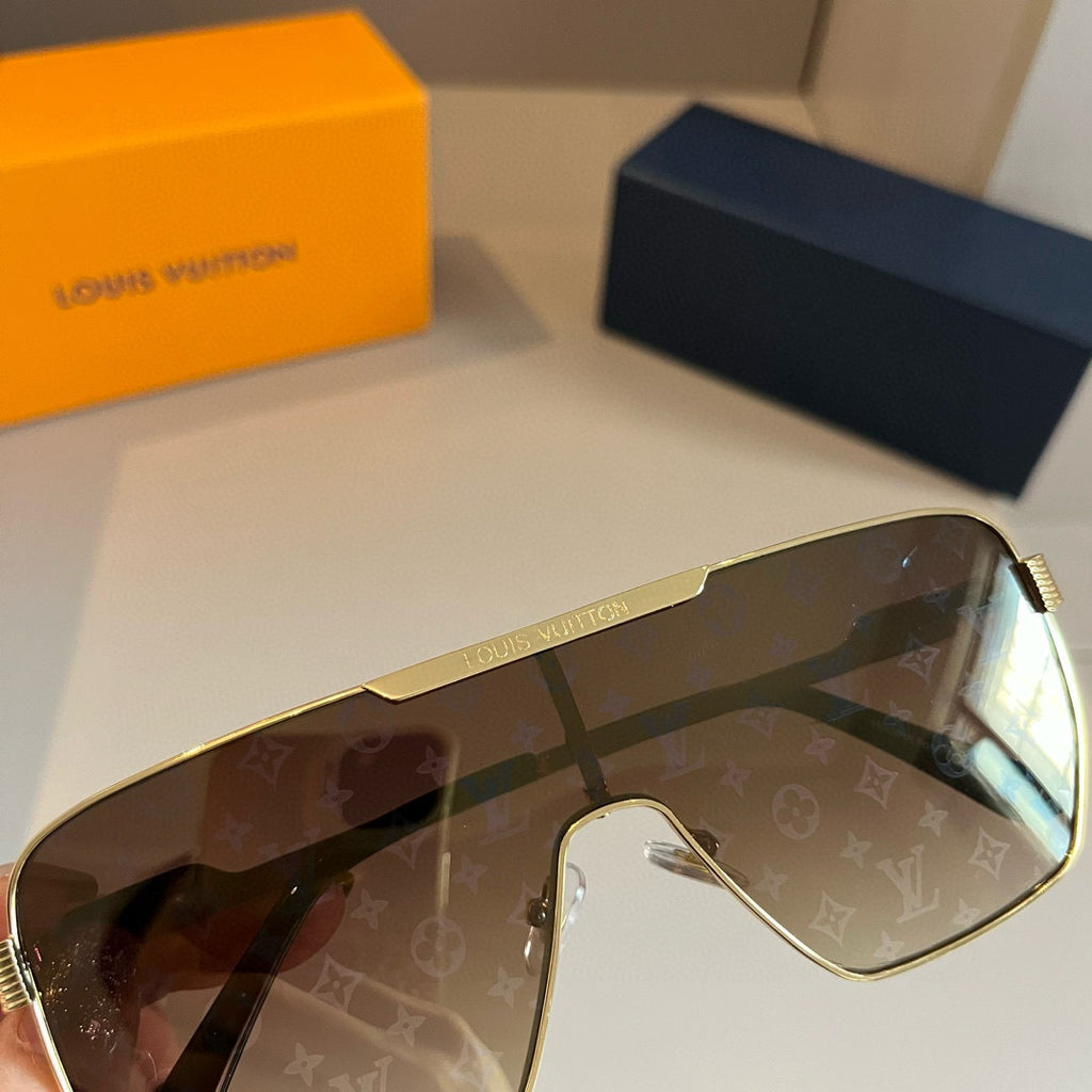 Louis Vuitton Fashion Gold Lens Sunglasses for Men & Women - 381893 - detail image 6