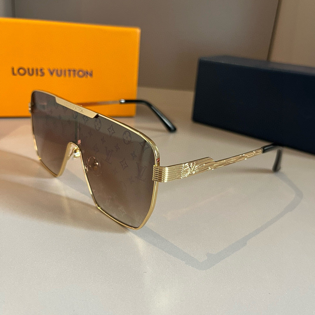 Louis Vuitton Fashion Gold Lens Sunglasses for Men & Women - 381893 - detail image 3