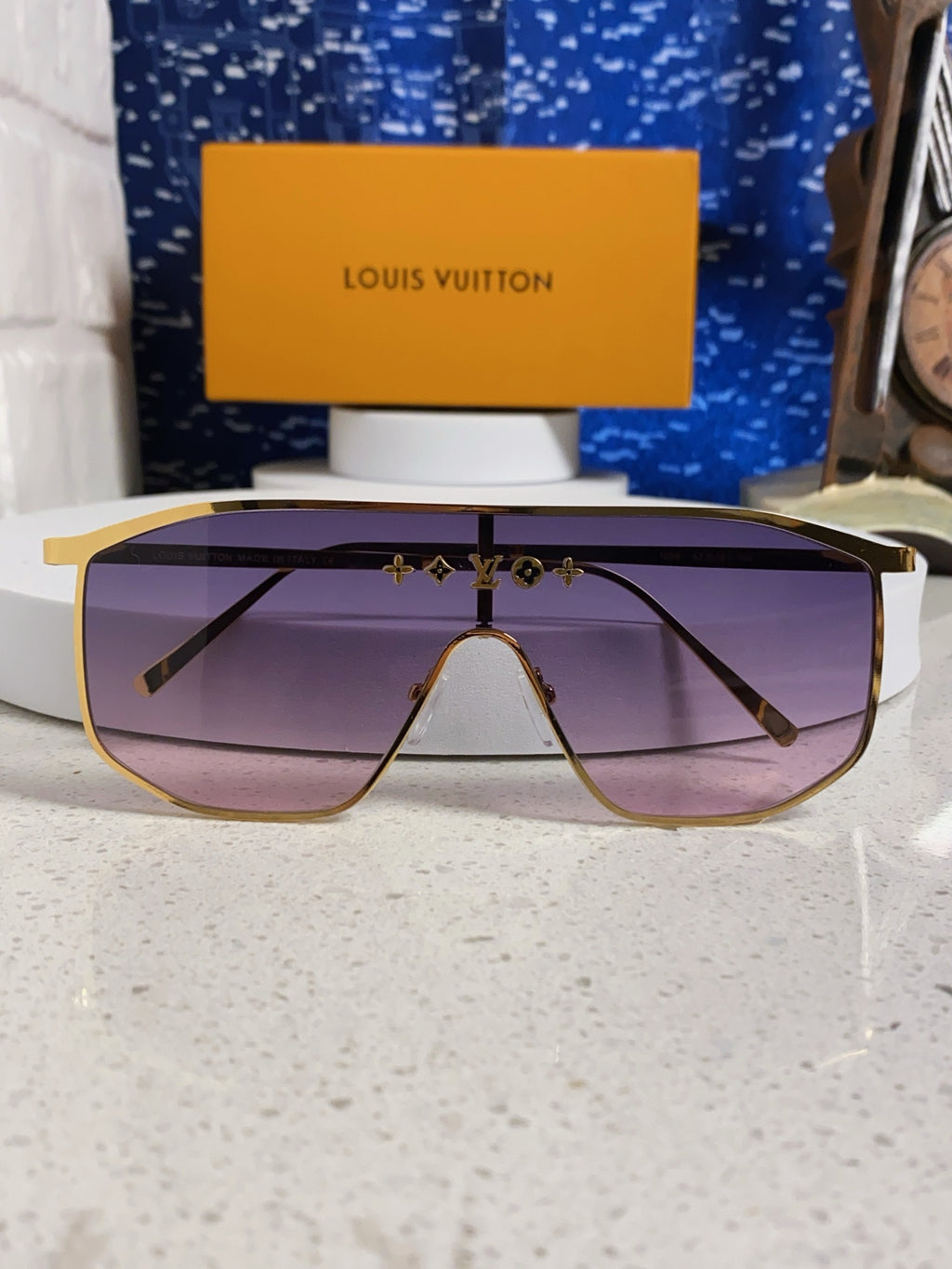 Louis Vuitton Square Silver Lens Sunglasses for Women - detail image 9