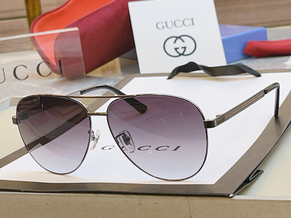 Gucci GG1233SA Fashion Gray Lens Sunglasses for Men & Women - detail image 6