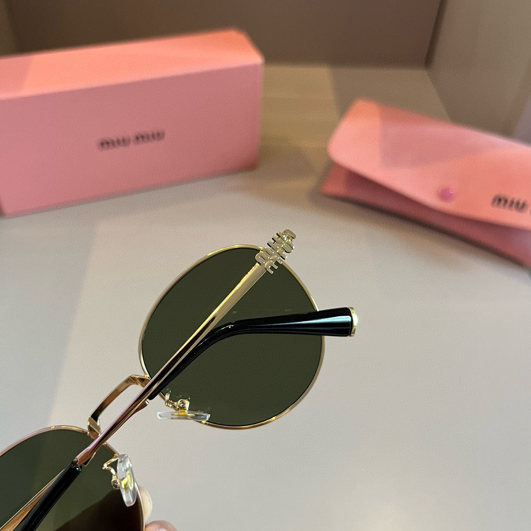 Miu Miu Metal Fashion Brown Lens Sunglasses for Men & Women - 432657 - detail image 6