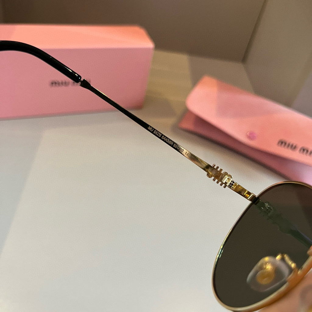 Miu Miu Metal Fashion Brown Lens Sunglasses for Men & Women - 432657 - detail image 9