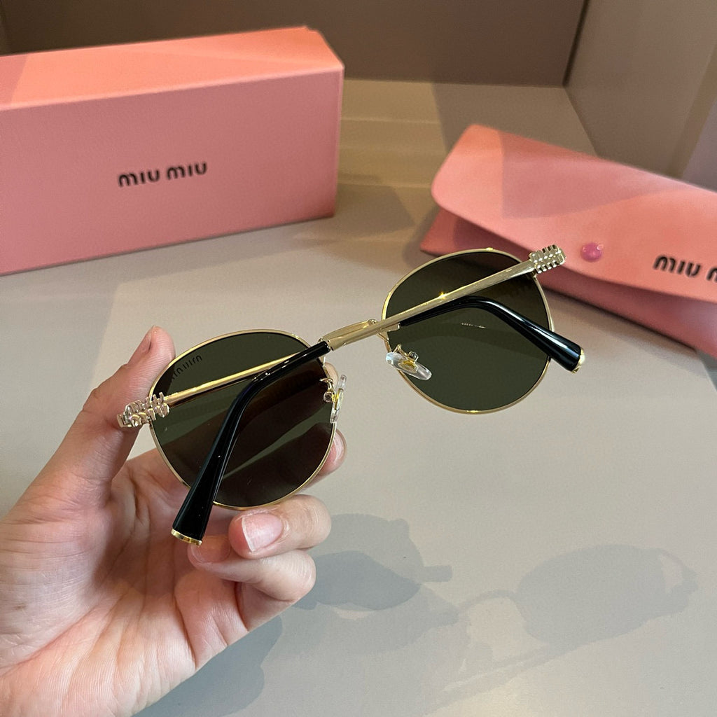 Miu Miu Metal Fashion Brown Lens Sunglasses for Men & Women - 432657 - detail image 7