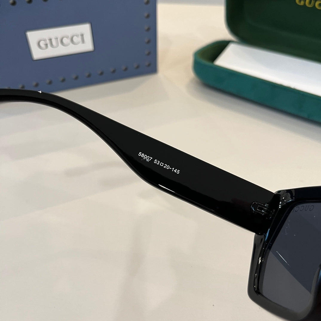 Gucci Slim Black Lens Sunglasses for Men & Women - detail image 11
