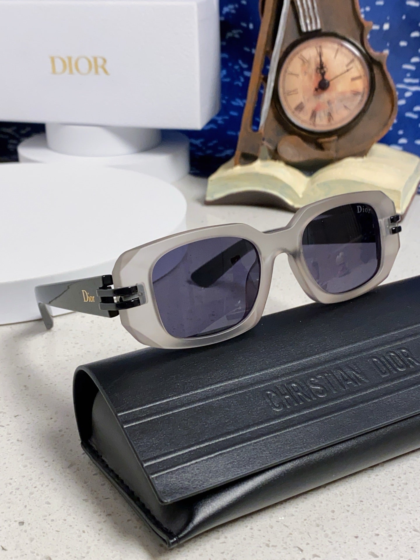 Dior Square Silver Lens Sunglasses for Men & Women - 465291 - detail image 10