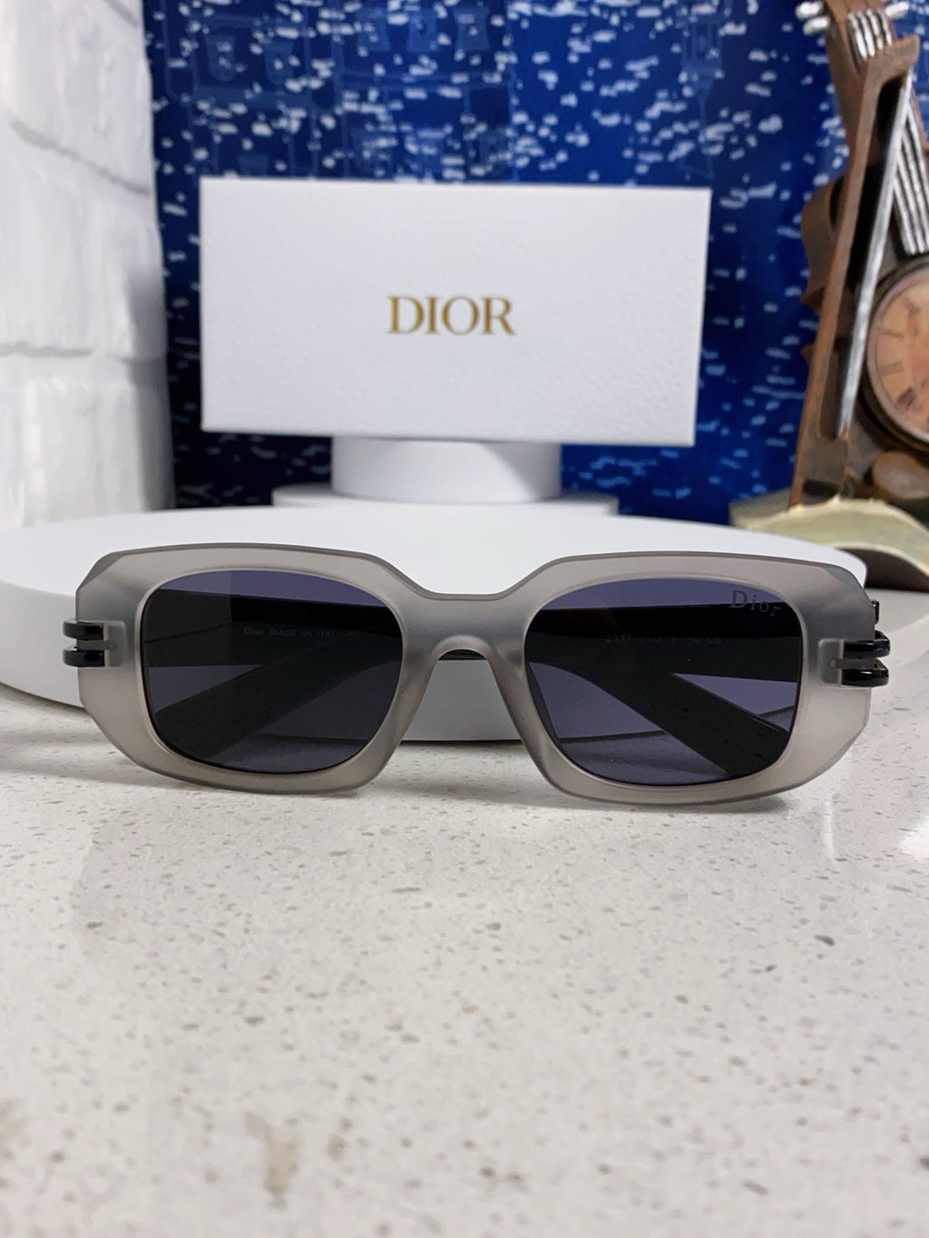 Dior Square Silver Lens Sunglasses for Men & Women - 465291 - detail image 9