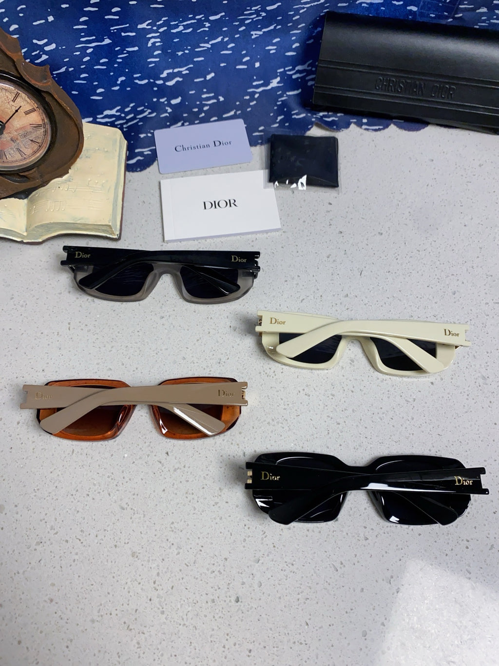 Dior Square Black Lens Sunglasses for Men & Women - 465294 - detail image 11