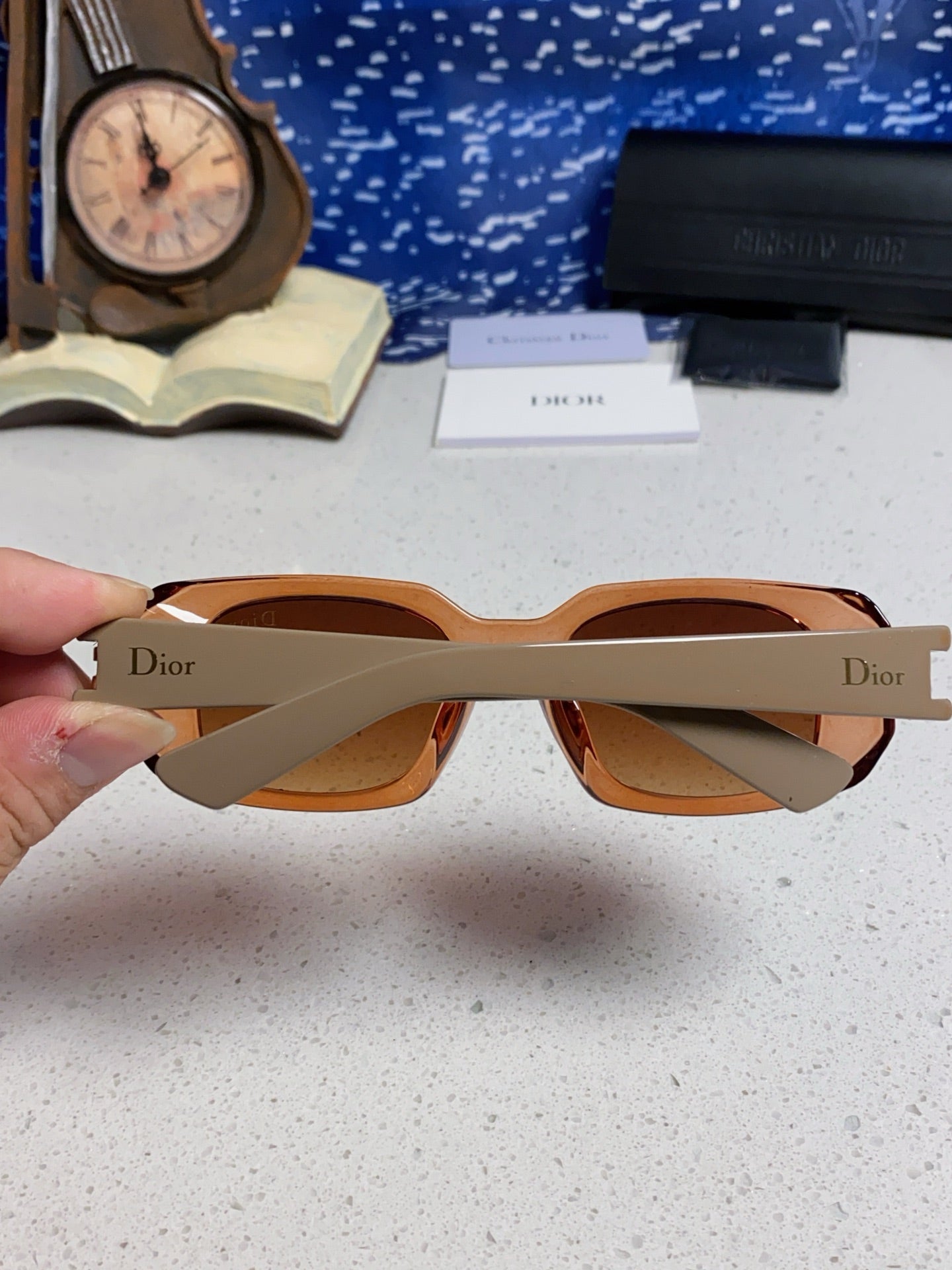 Dior Square Brown Lens Sunglasses for Men & Women - 465292 - detail image 5