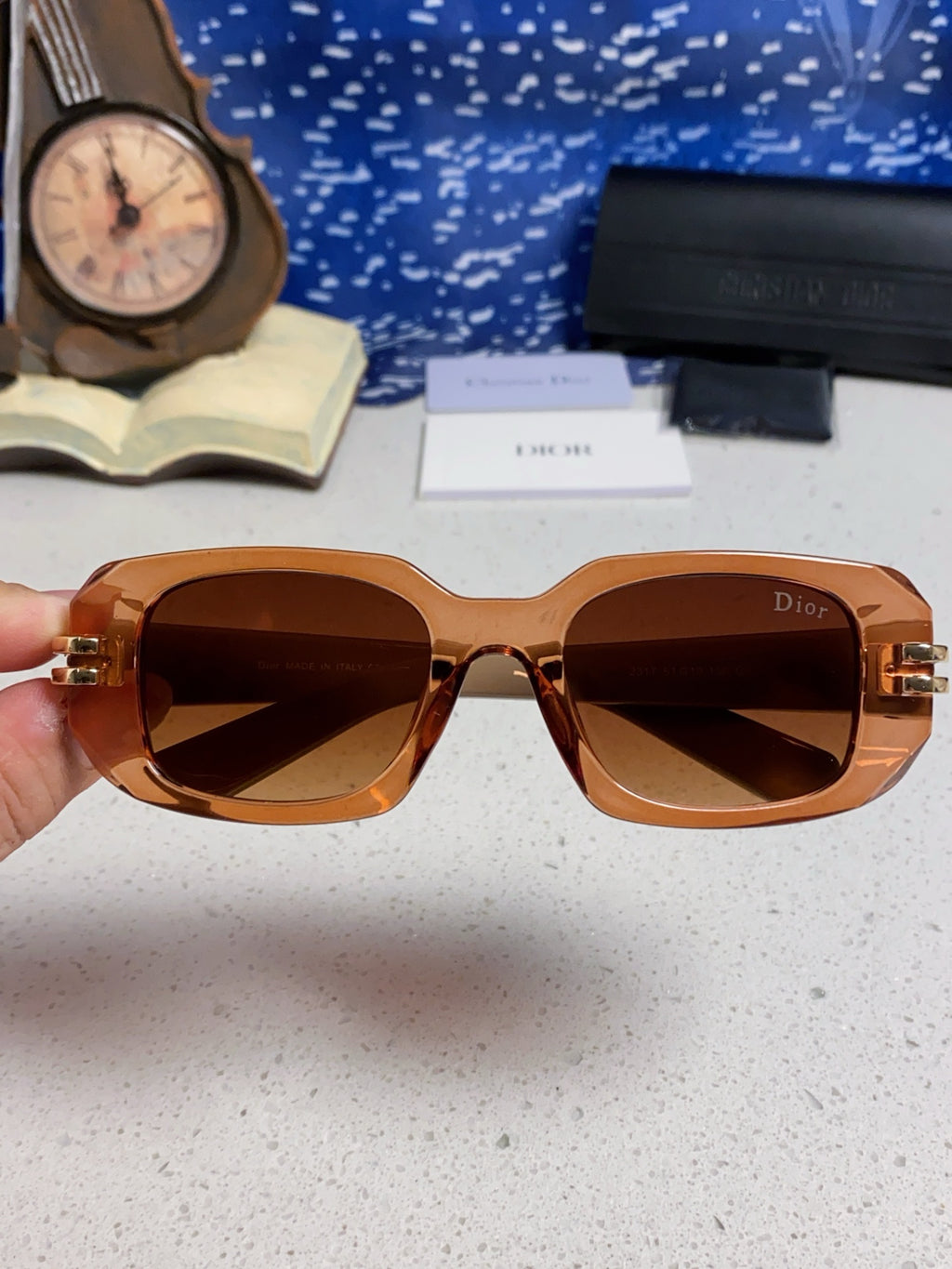 Dior Square Brown Lens Sunglasses for Men & Women - 465292 - detail image 4
