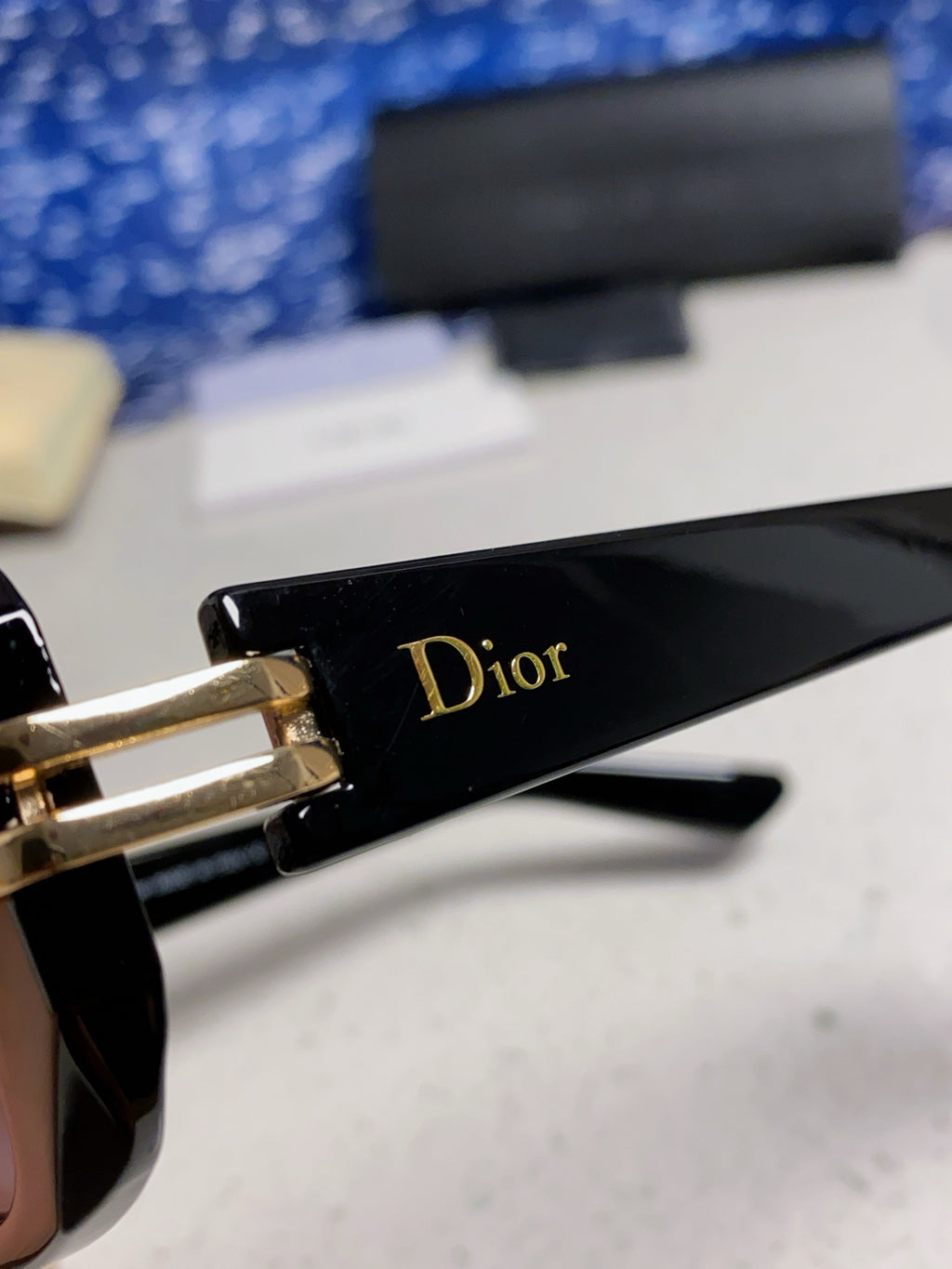 Dior Square Black Lens Sunglasses for Men & Women - 465294 - detail image 7