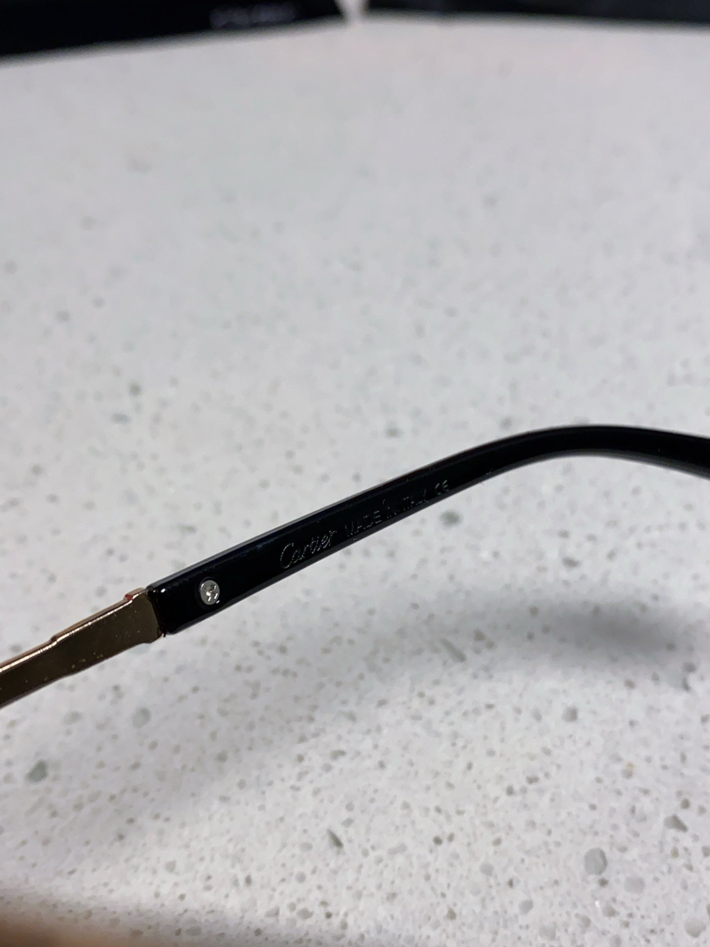 Cartier Lightweight Metal Rimless Brown Lens Sunglasses for Men & Wom - 465796 - detail image 8