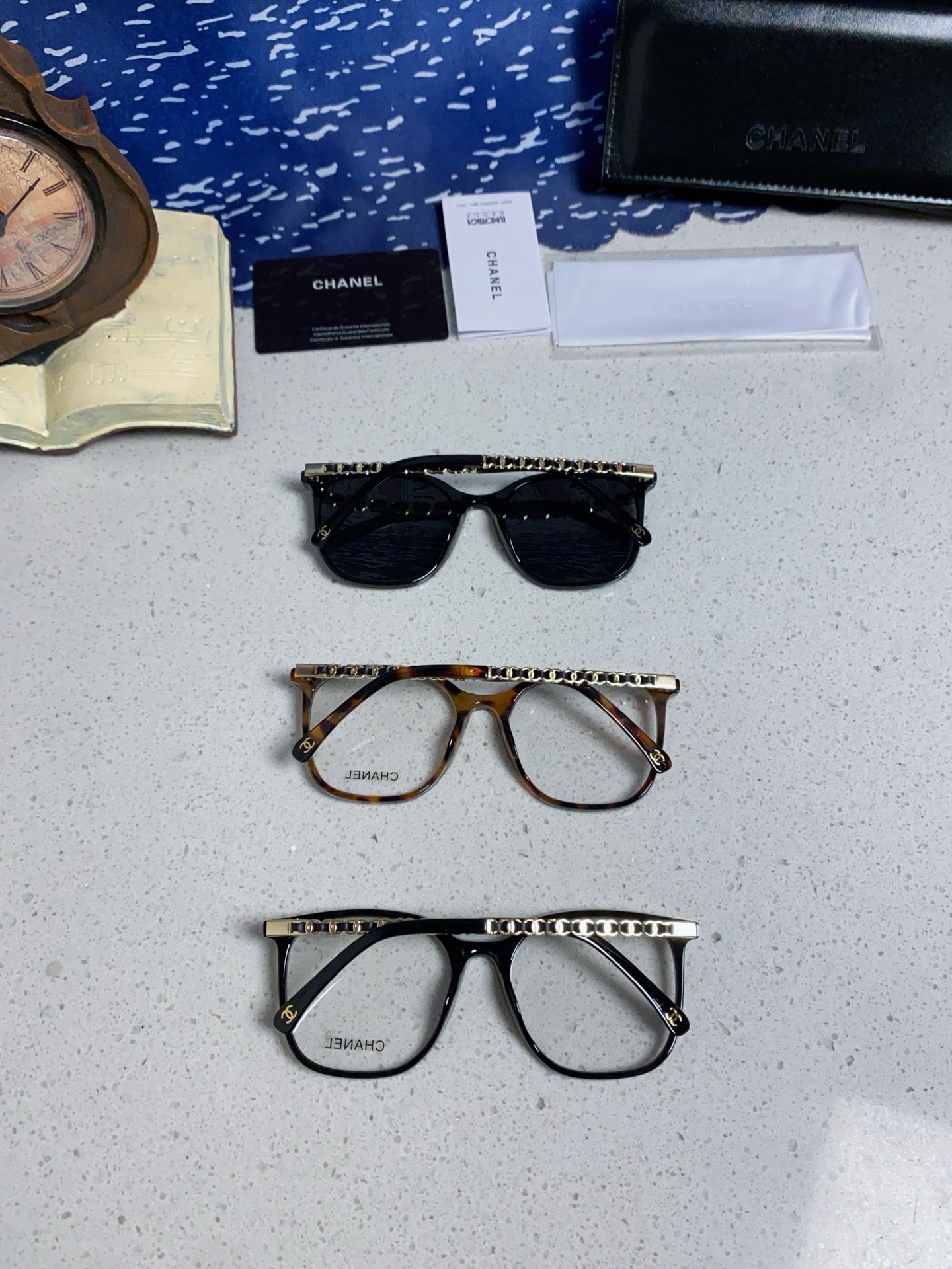 Chanel Fashion Gray Lens Sunglasses for Women - detail image 11