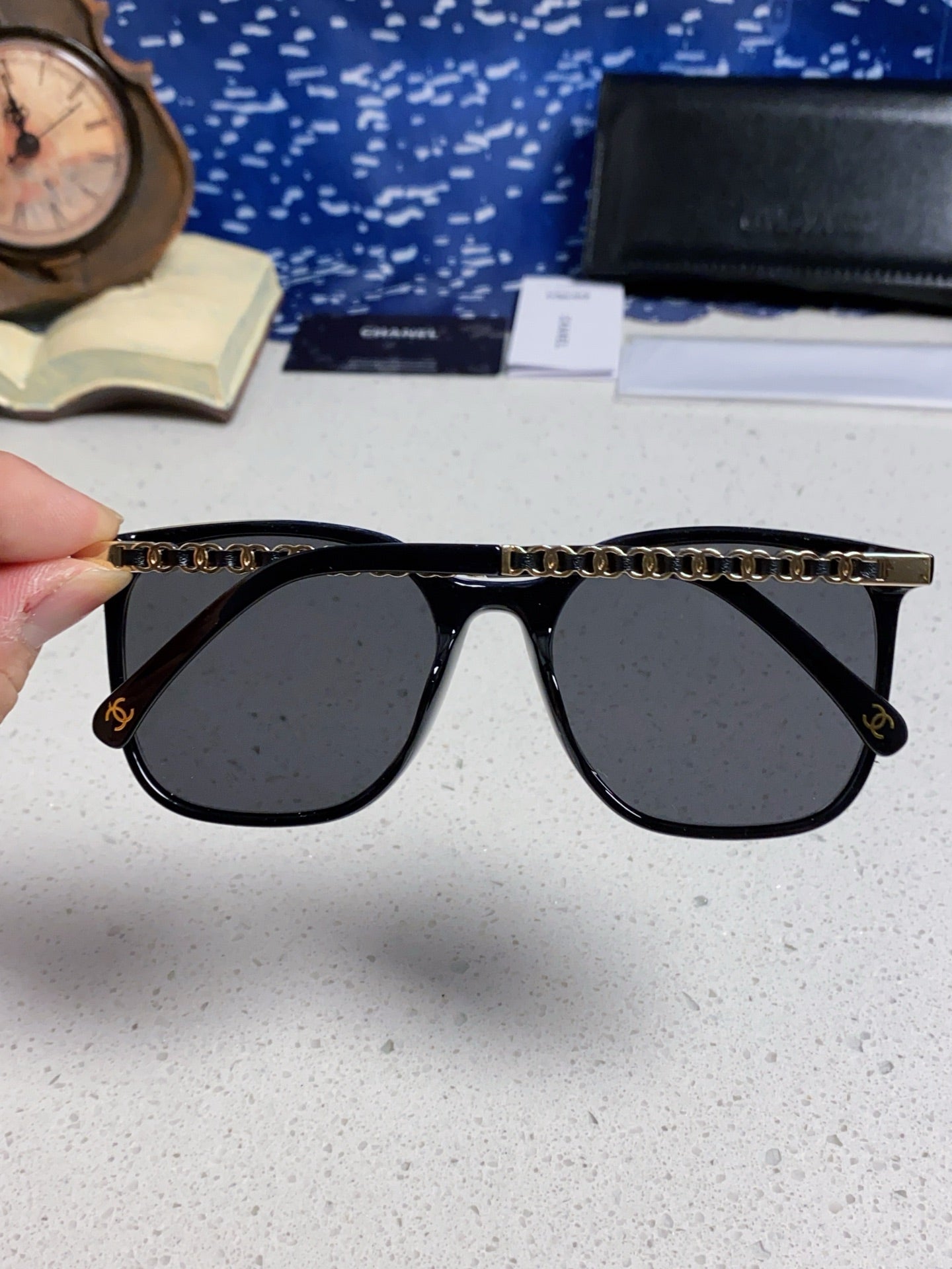 Chanel Fashion Gray Lens Sunglasses for Women - detail image 5