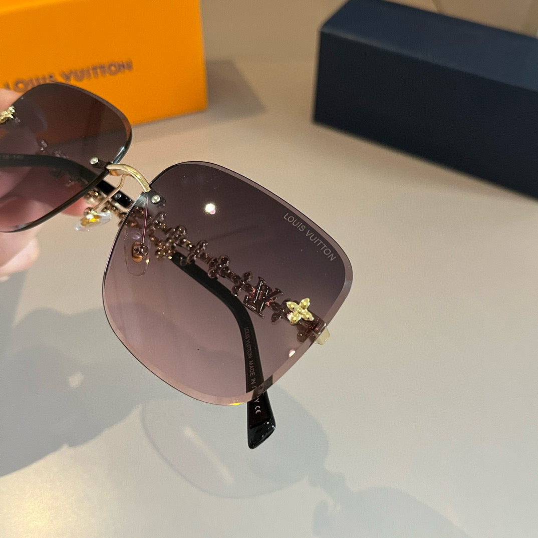 Louis Vuitton Fashion Gold Lens Sunglasses for Men & Women - 381894 - detail image 7