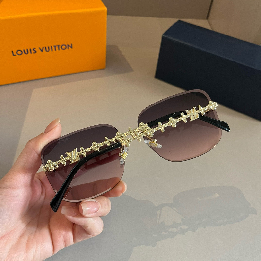 Louis Vuitton Fashion Gold Lens Sunglasses for Men & Women - 381894 - detail image 9