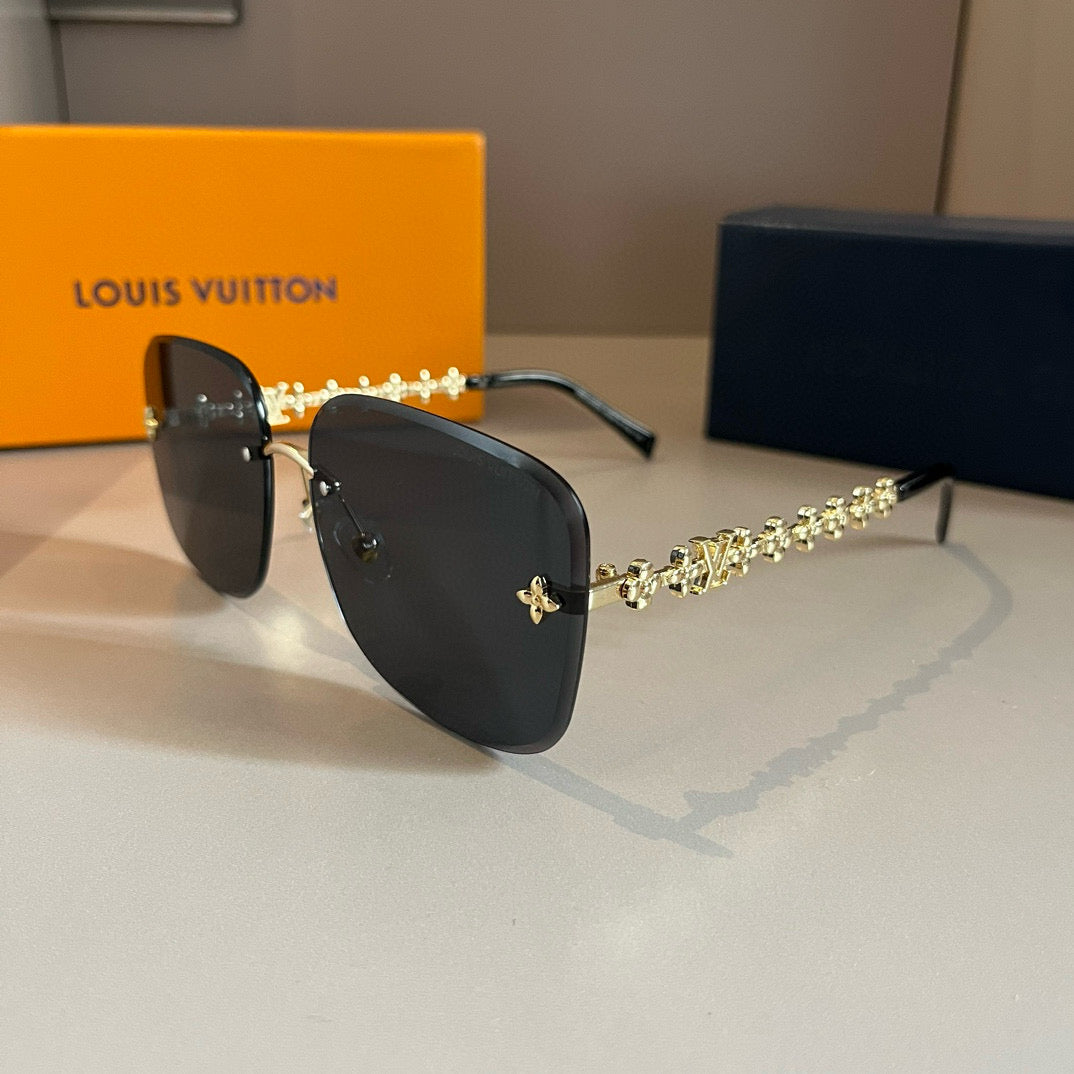 Louis Vuitton Fashion Gold Lens Sunglasses for Men & Women - 381895 - detail image 3