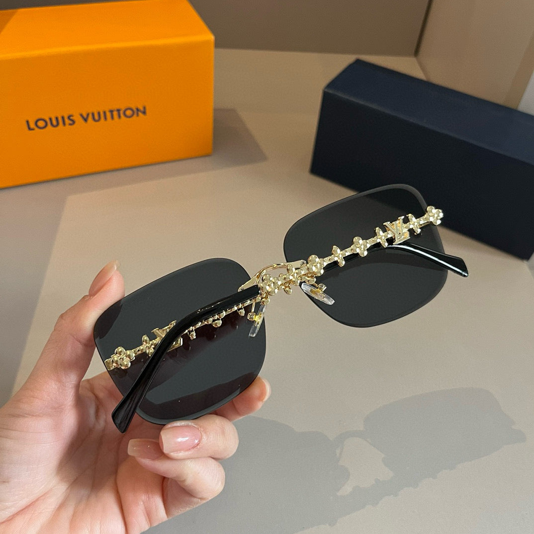 Louis Vuitton Fashion Gold Lens Sunglasses for Men & Women - 381895 - detail image 5