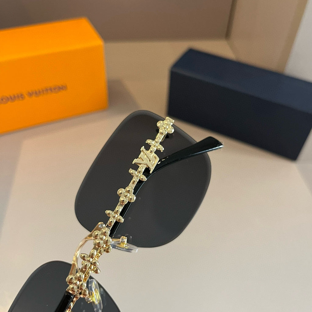 Louis Vuitton Fashion Gold Lens Sunglasses for Men & Women - 381895 - detail image 6