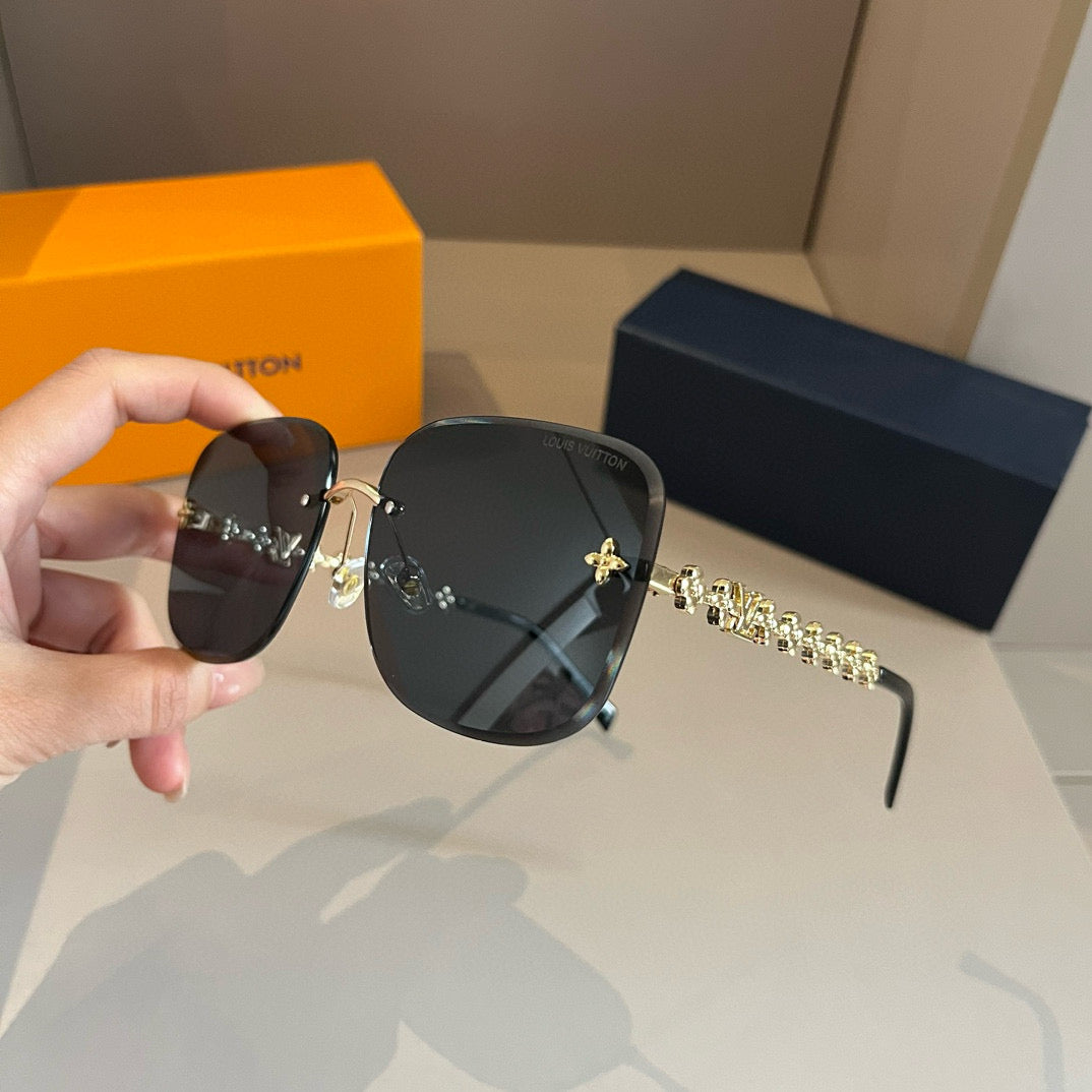Louis Vuitton Fashion Gold Lens Sunglasses for Men & Women - 381895 - detail image 4