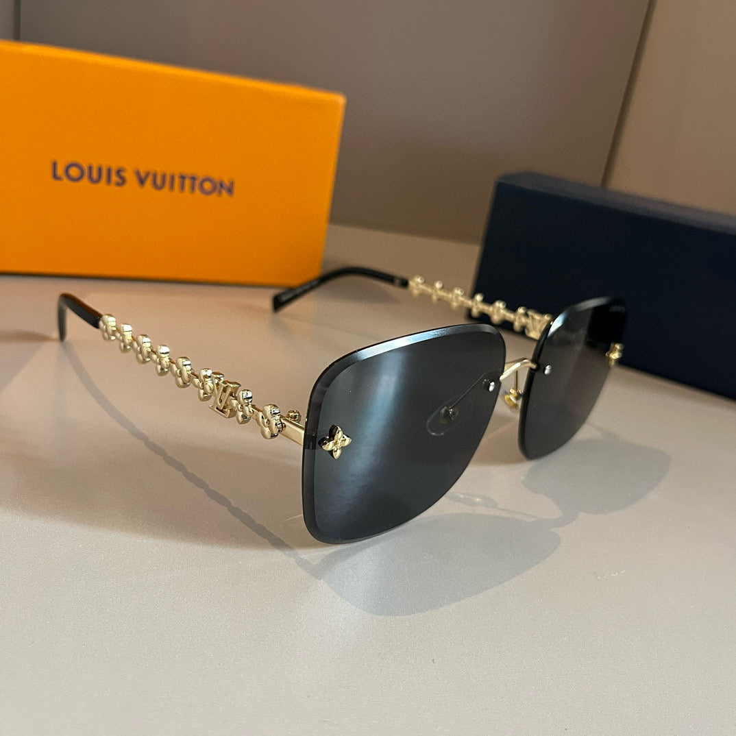 Louis Vuitton Fashion Gold Lens Sunglasses for Men & Women - 381895