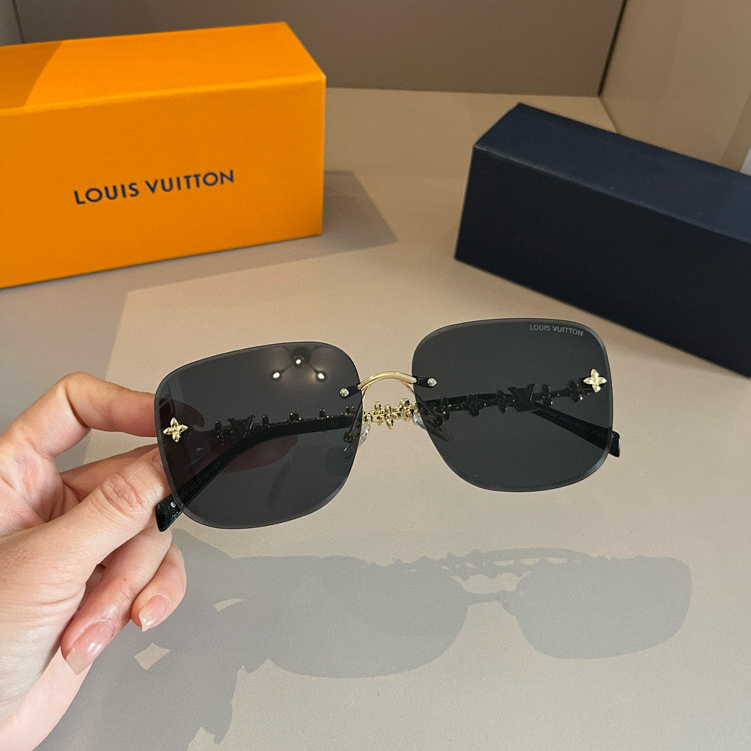Louis Vuitton Fashion Gold Lens Sunglasses for Men & Women - 381895 - detail image 2