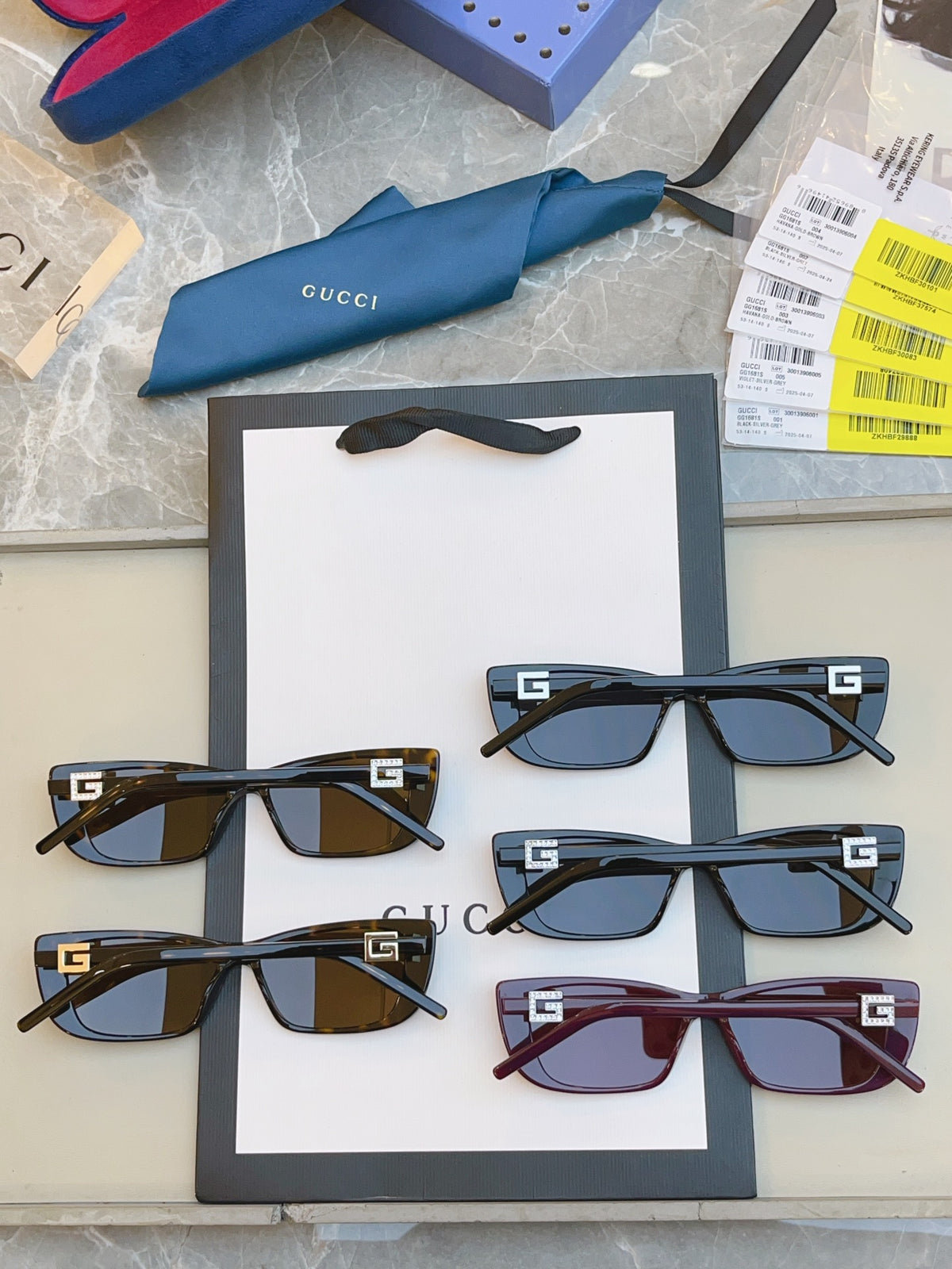Gucci GG1681SA Fashion Gray Lens Sunglasses for Men & Women - detail image 9