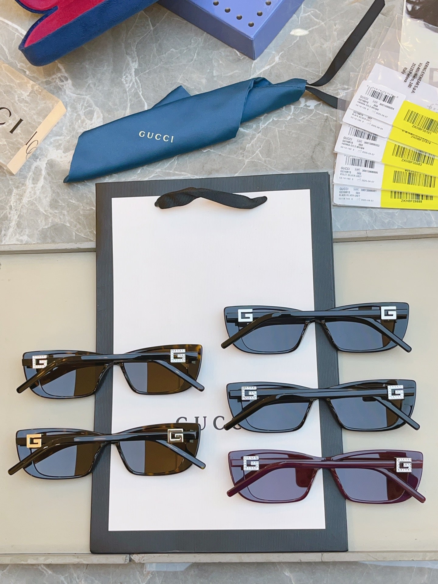 Gucci GG1681SA Fashion Gray Lens Sunglasses for Men & Women - detail image 9