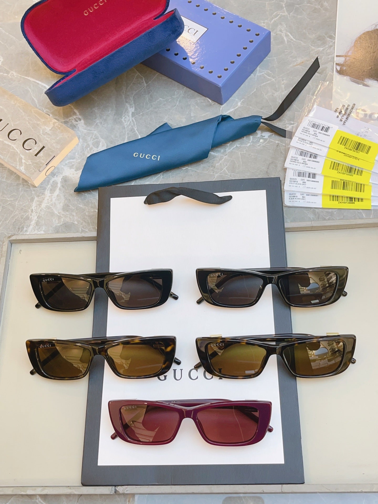 Gucci GG1681SA Fashion Gray Lens Sunglasses for Men & Women - detail image 8
