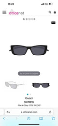 Gucci GG1681SA Fashion Gray Lens Sunglasses for Men & Women