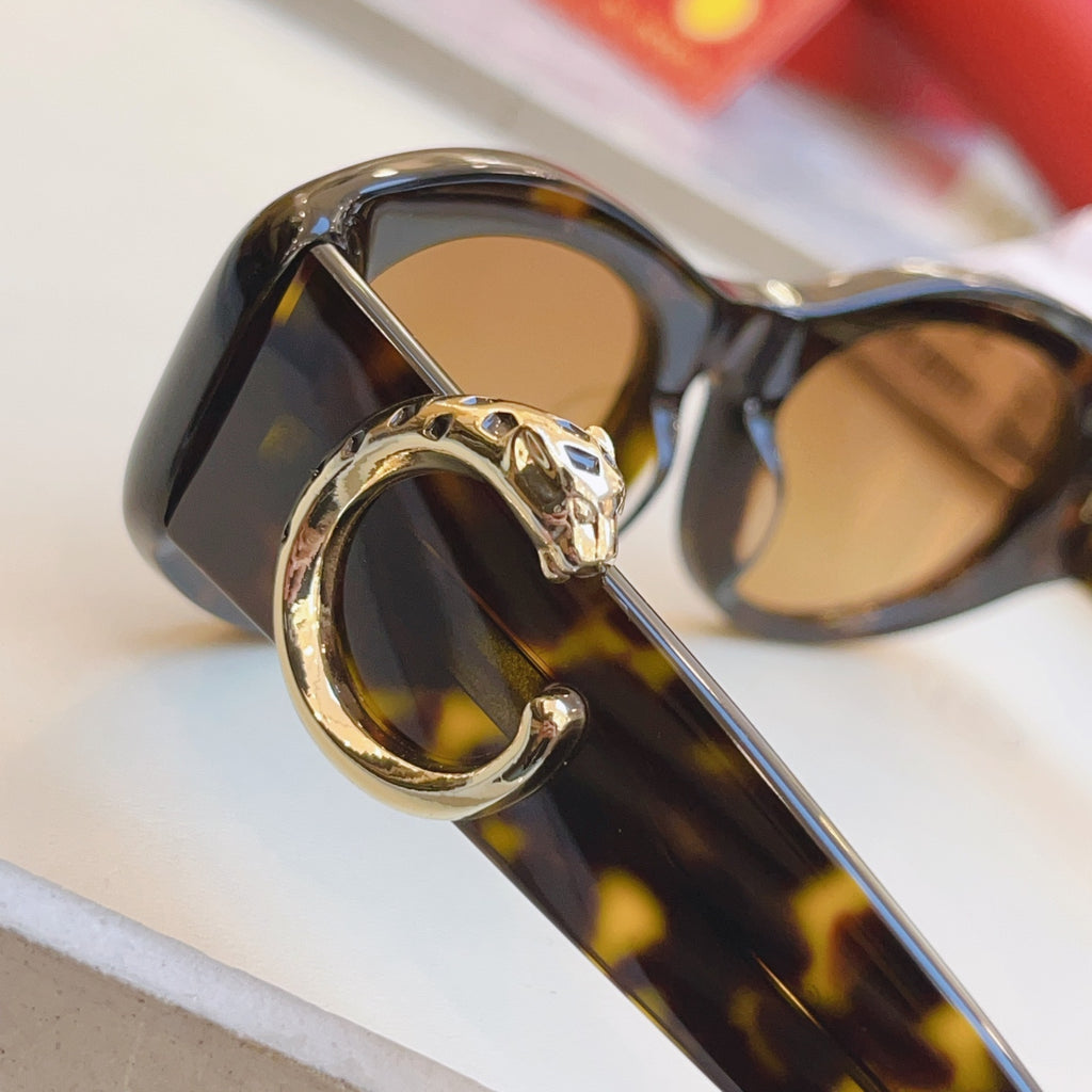 Cartier CT0472S Fashion Black Lens Sunglasses for Men & Women - detail image 5