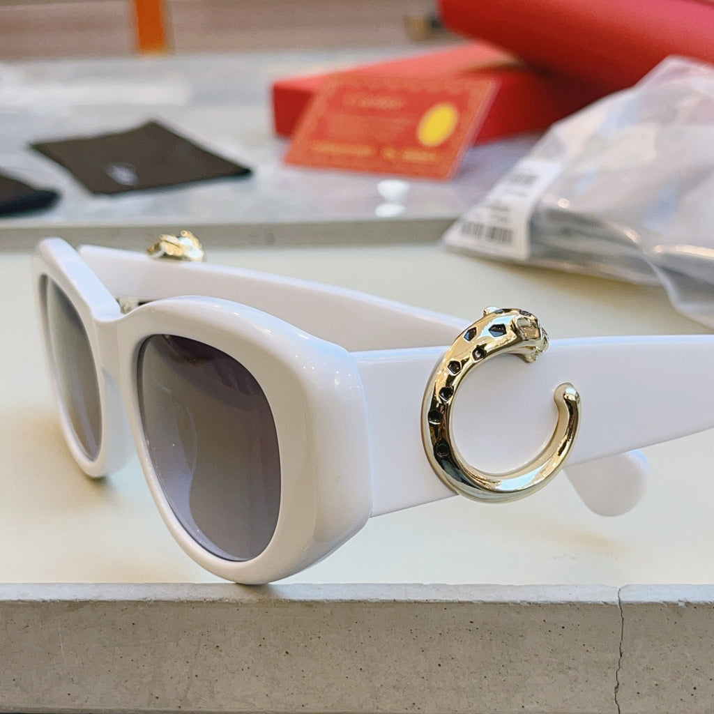 Cartier CT0472S Fashion Red Lens Sunglasses for Men & Women - detail image 5